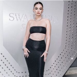 Skims × Swarovski Maxi Skirt